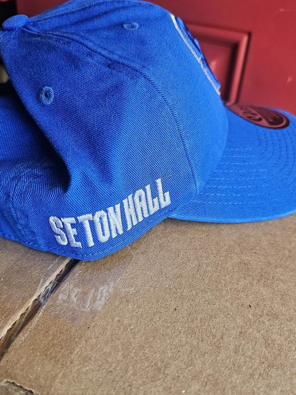 New Seton Hall Pirates NCAA Desert Cactus Blue Team Logo Adjustable Hat